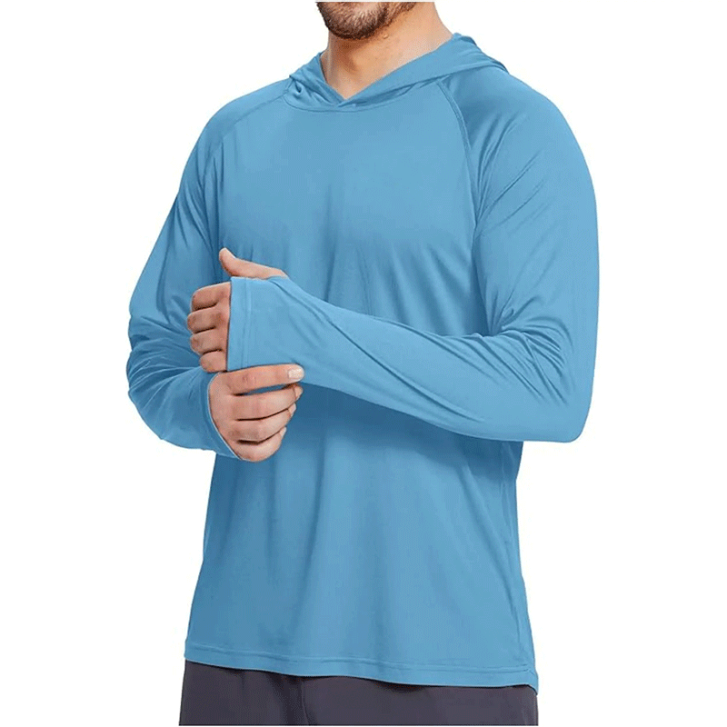 ☀️ Men's UPF 50+ Sun Protection Hoodie with Face Cover