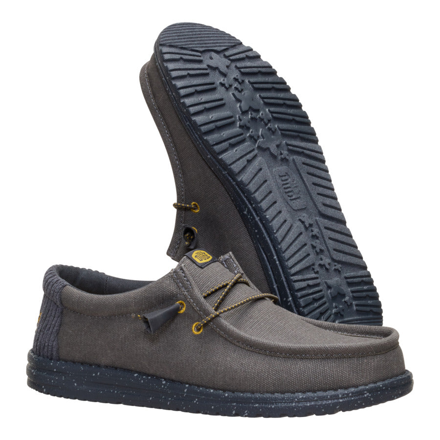 Wally Waxed Casual - Dark Grey