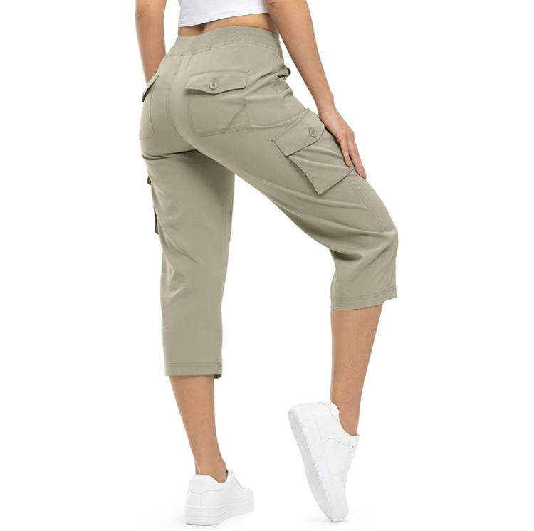 Women's Outdoor Cargo Capris – Lightweight Loose Shorts