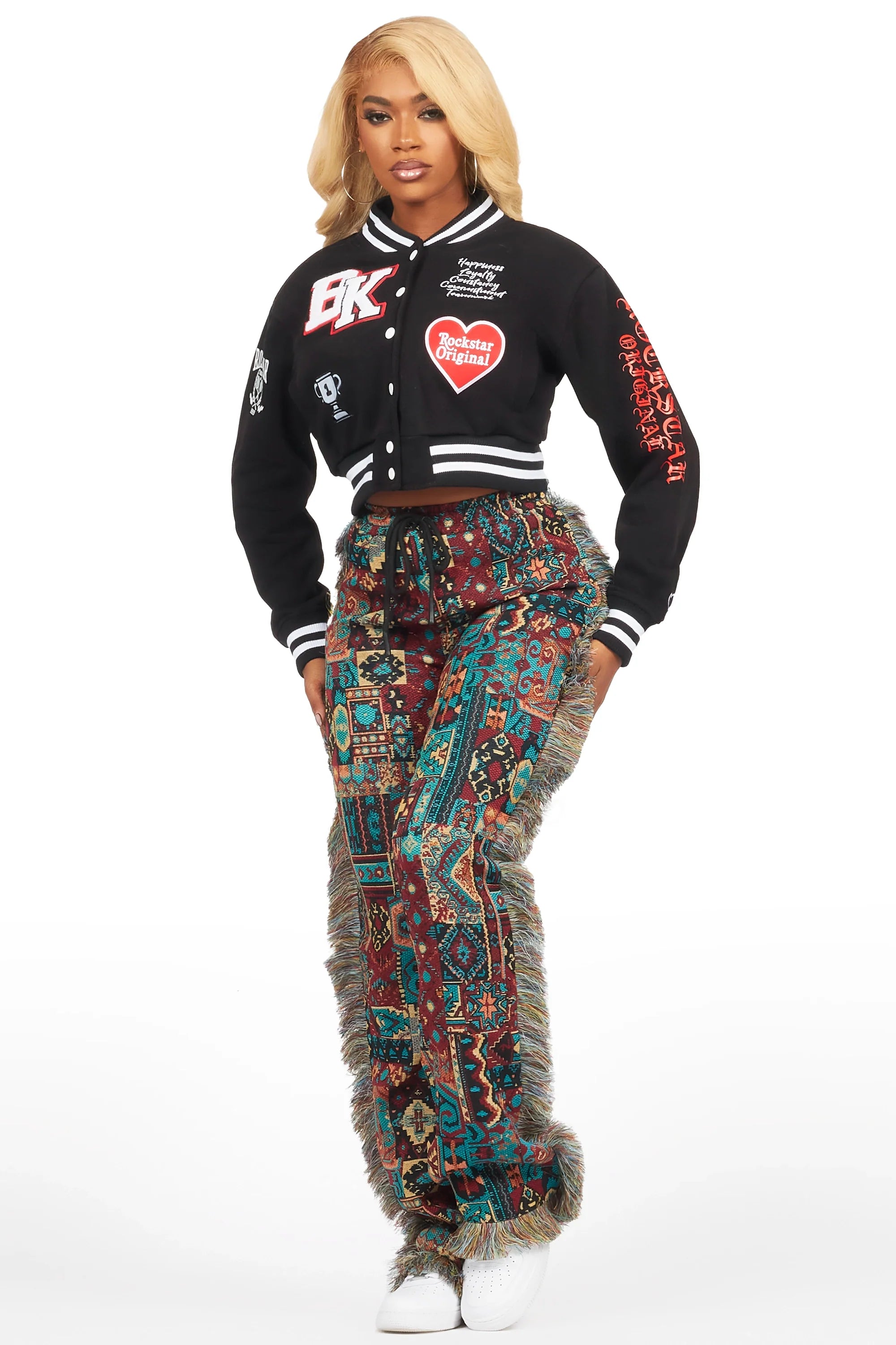 Dianawattee Black Varsity Jacket