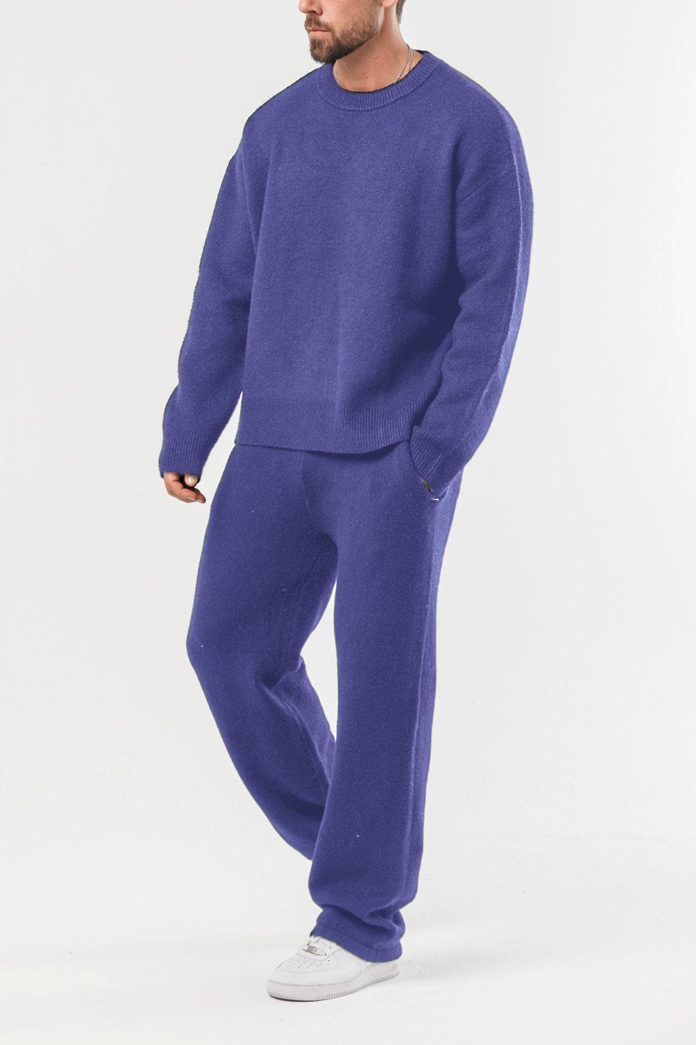 🔥Last Day Promotion!🔥Men’s Classic Knit Sweater Set – Everyday Comfort Outfit