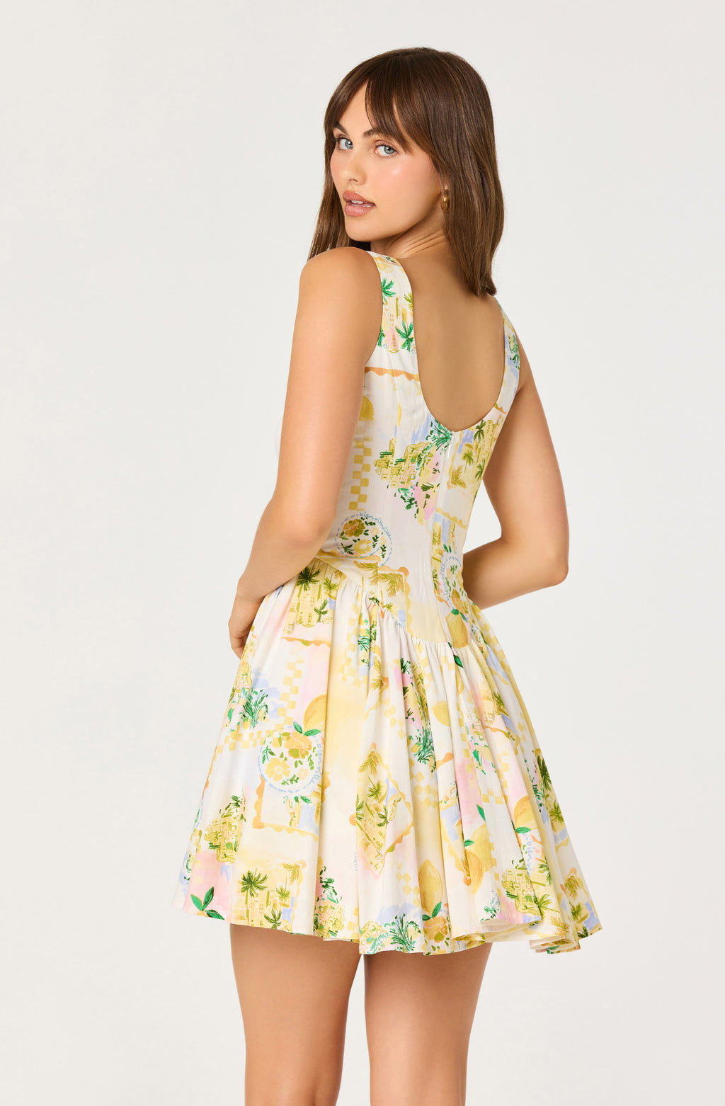 Reina Dress in Lemon Paradise
