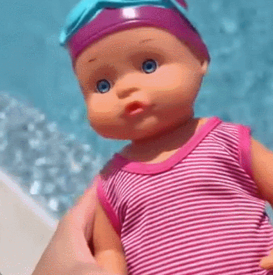 2025 New Packaging Waterproof Swimming Doll