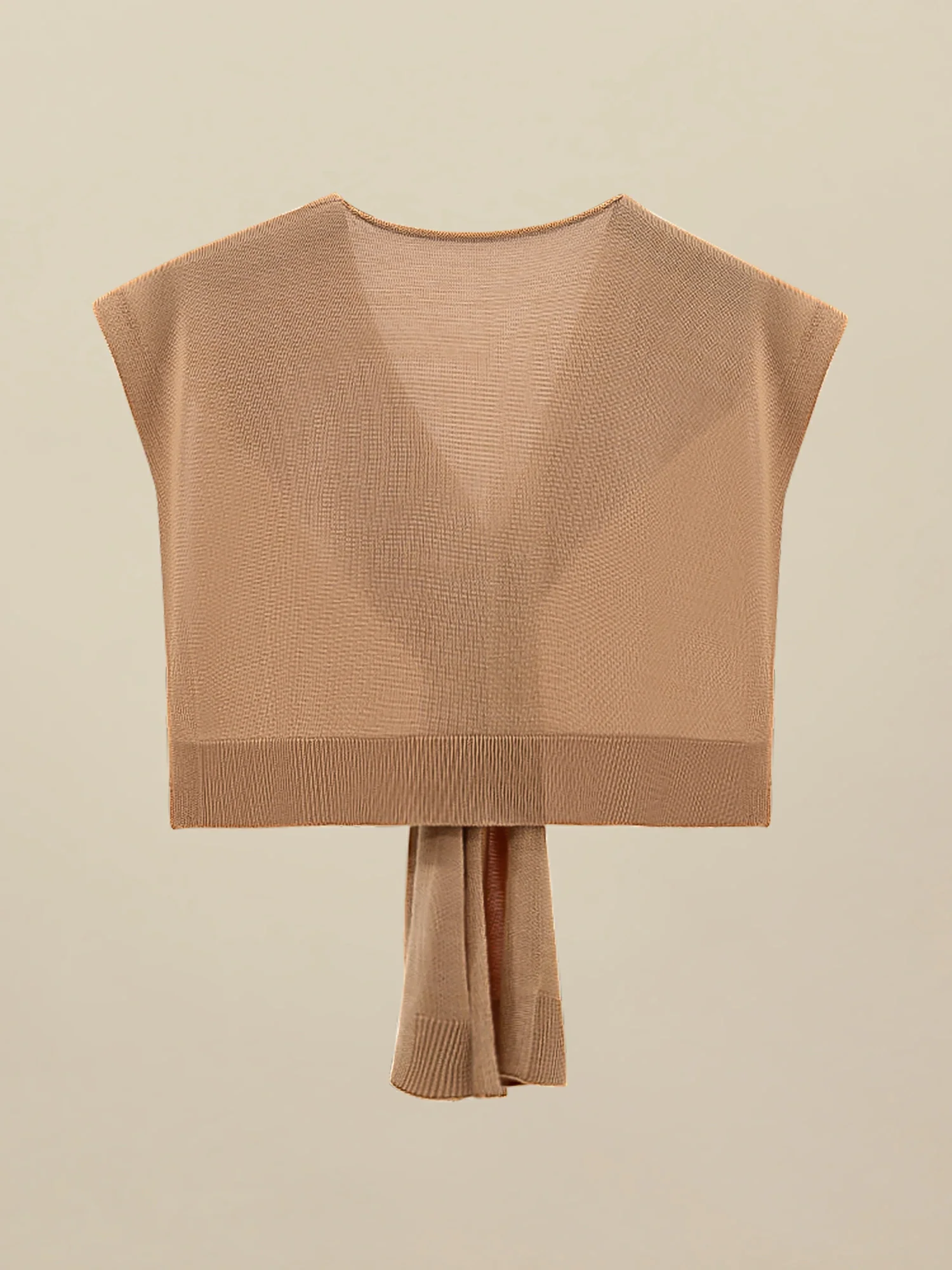 Women's 100% Lyocell Knitted Knotted Shawl Wraps Detachable False Collar