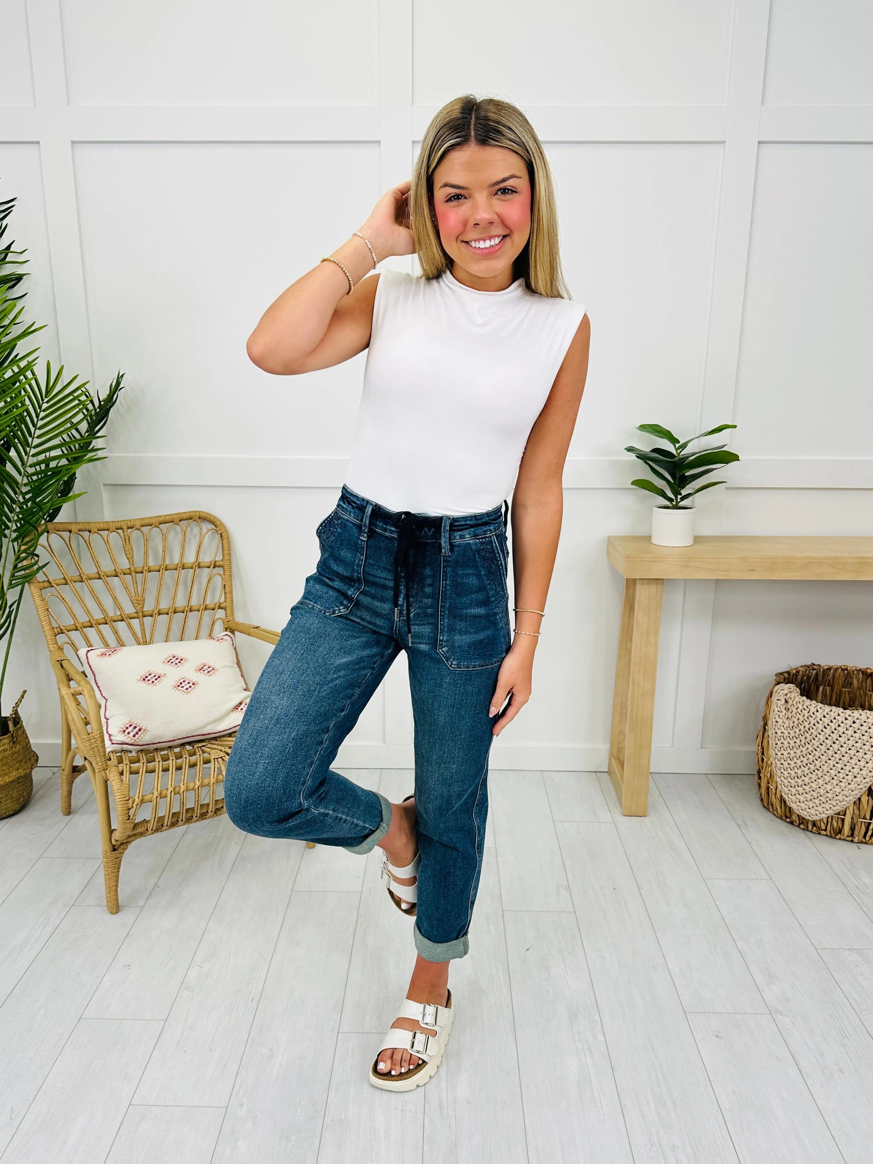 Judy Blue Something About You Denim Joggers