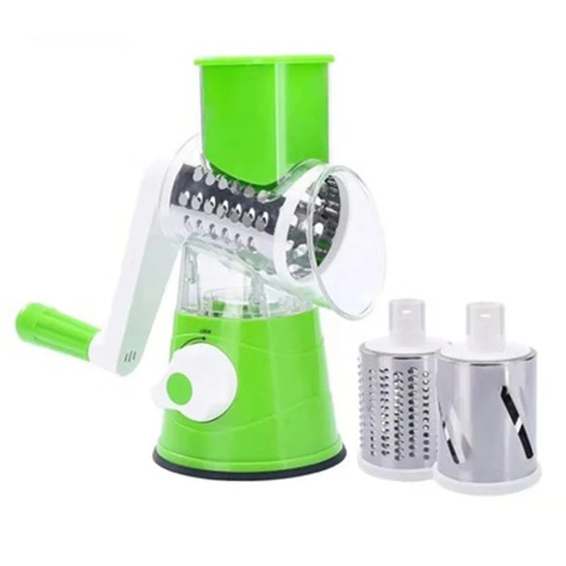 Manual Vegetable Cutter Slicer Kitchen Vegetable Chopper Round Slicer Graters Cheese Shredder