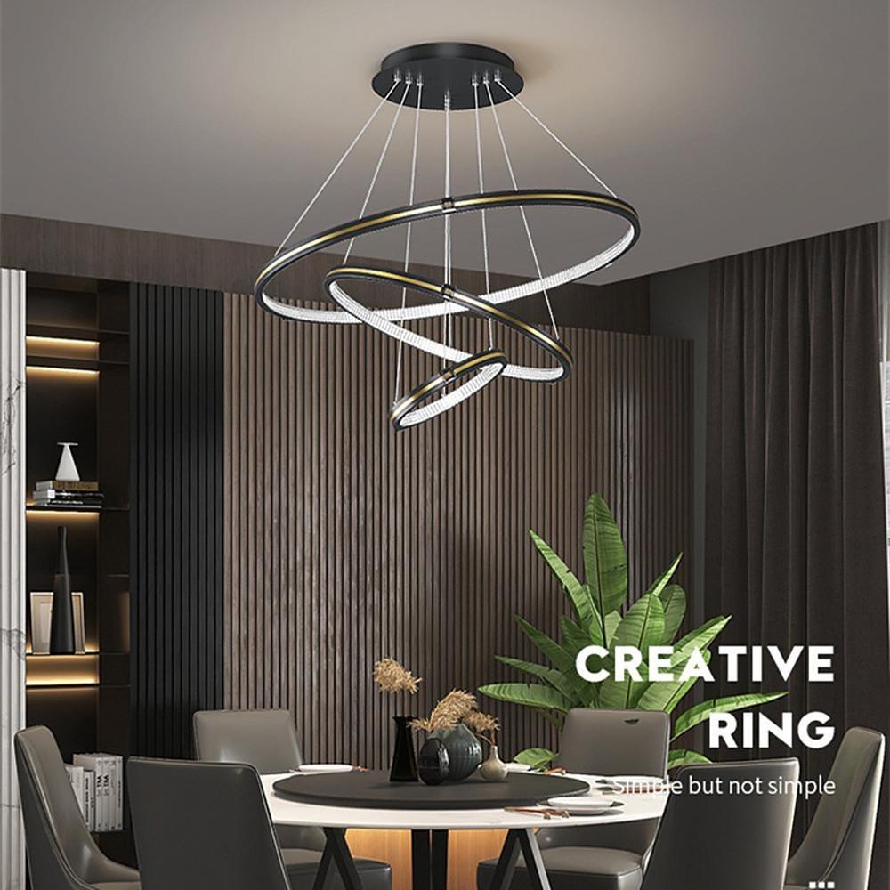3 Ring Modern Chandeliers Dining Room Chandelier