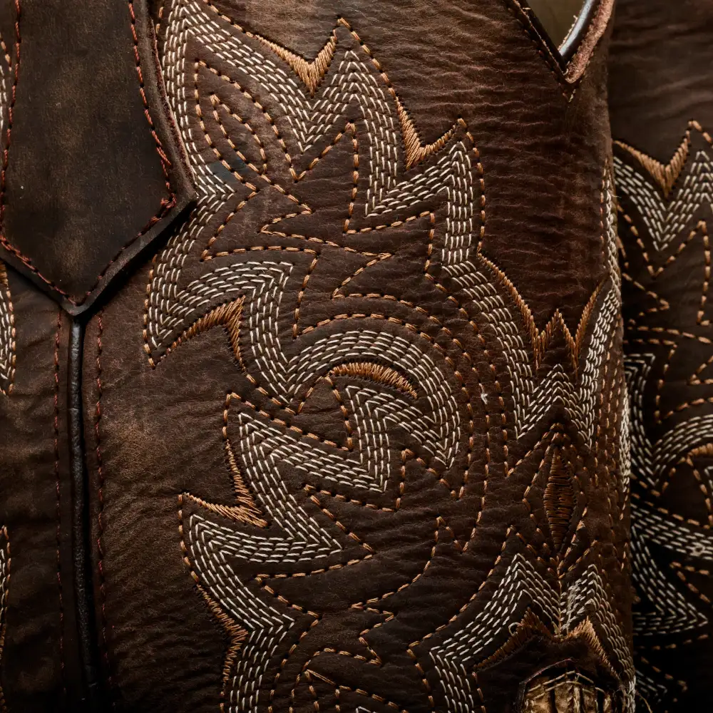 Bone Caiman Neck Leather Boots With 3D Lightweight Sole - Composite Toe