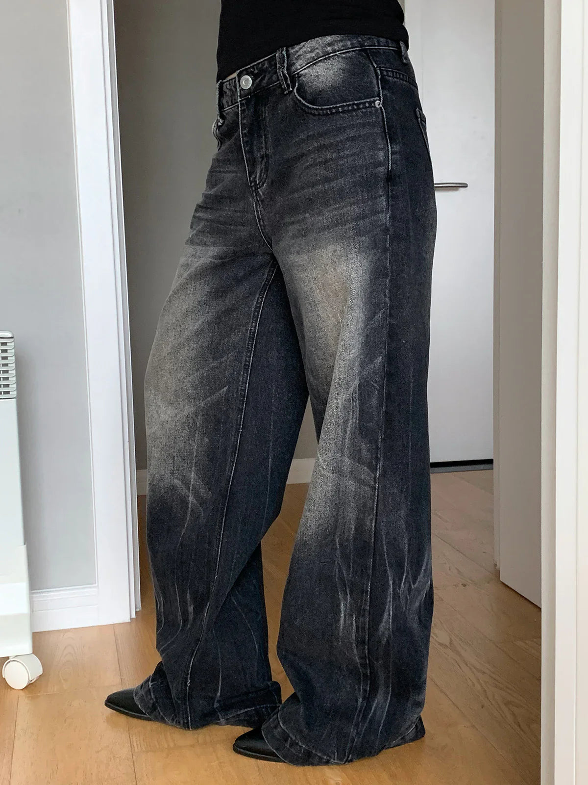 Night Flame Baggy Jeans