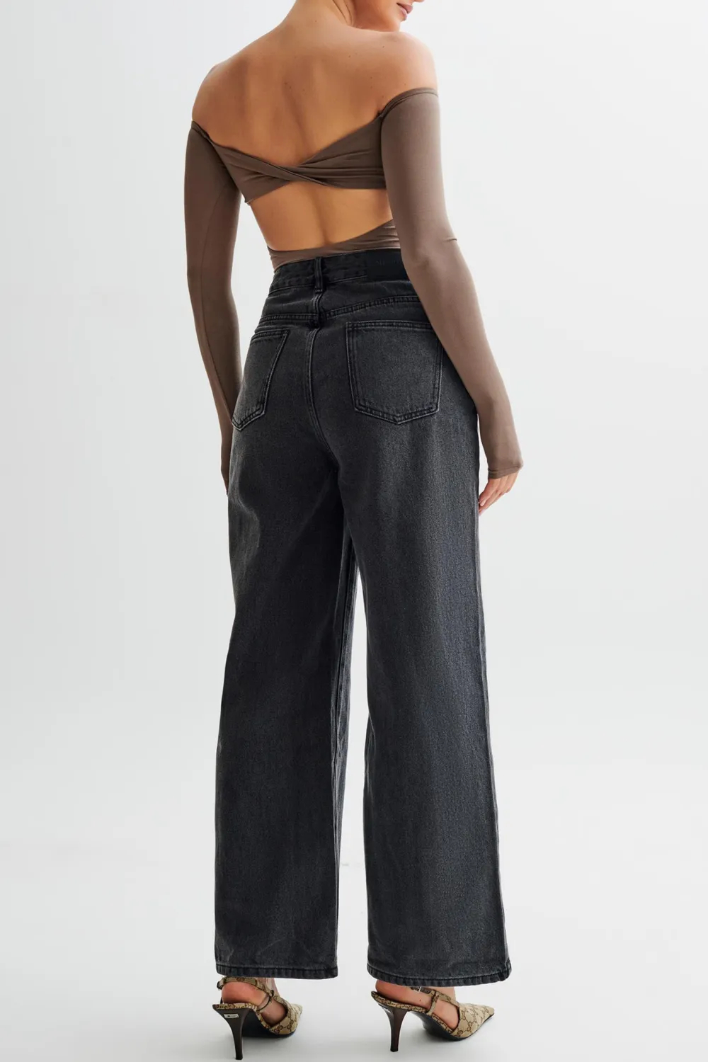 Daily Off Shoulder Long Sleeve Bodysuit