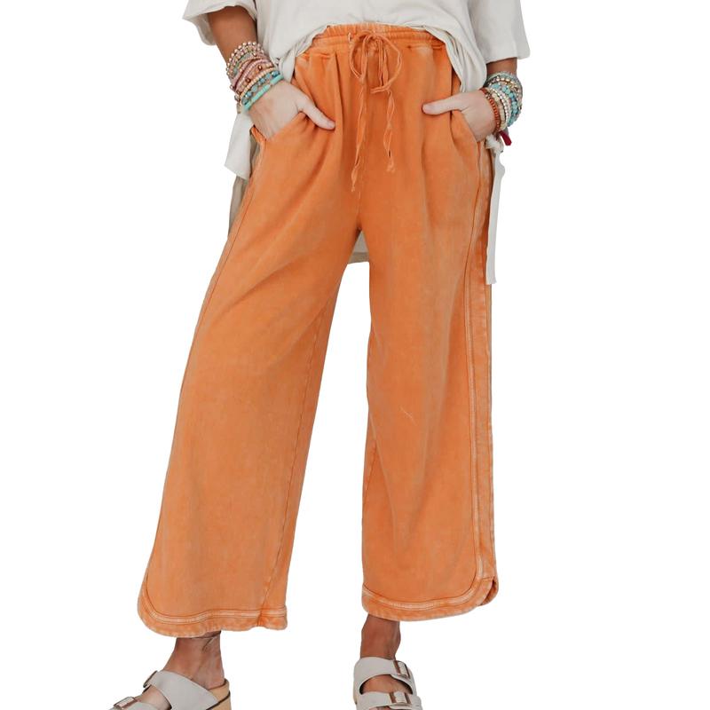 Comfy Wide Leg Pants with Pockets – High Waist