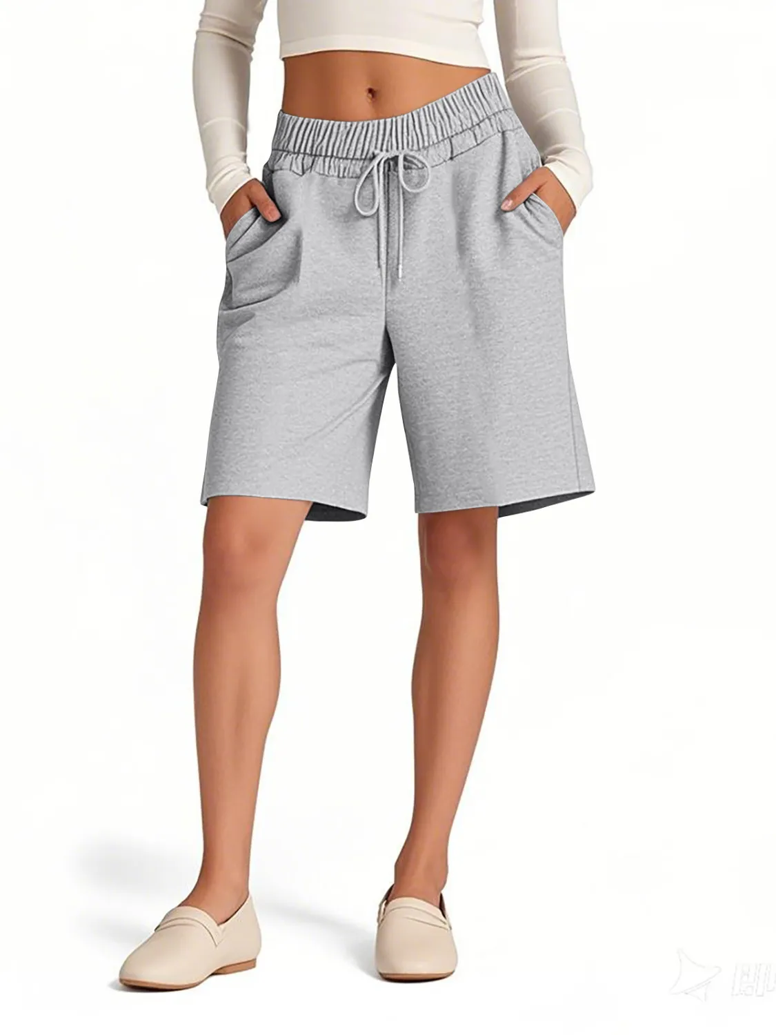 Drawstring Shorts with Pockets (multiple color options)