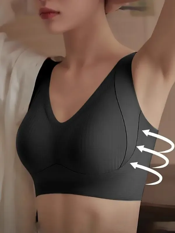 Women's Solid Color Wireless Bra