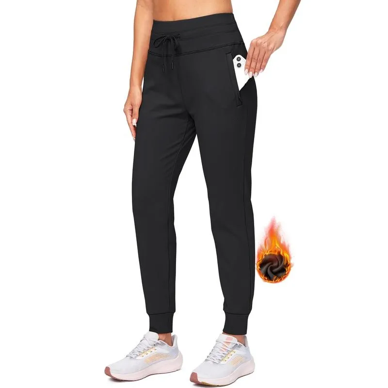 Women's Highwaist Fleece Lined Warm Water Resistant Joggers