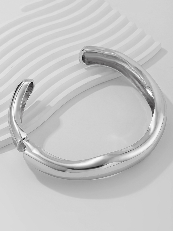 Geometric Shiny Solid Color Necklaces Accessories Dainty Necklace