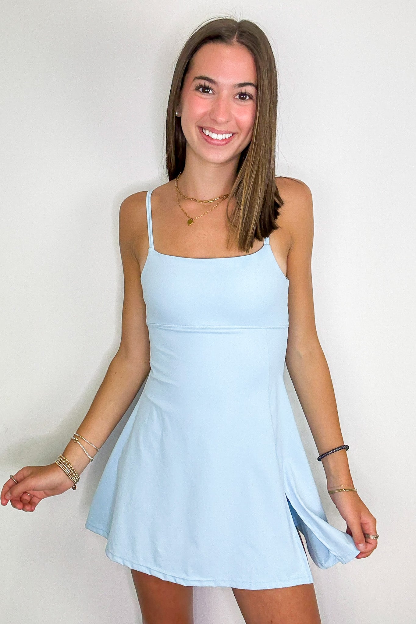 A-Line Mini Active Romper Dress