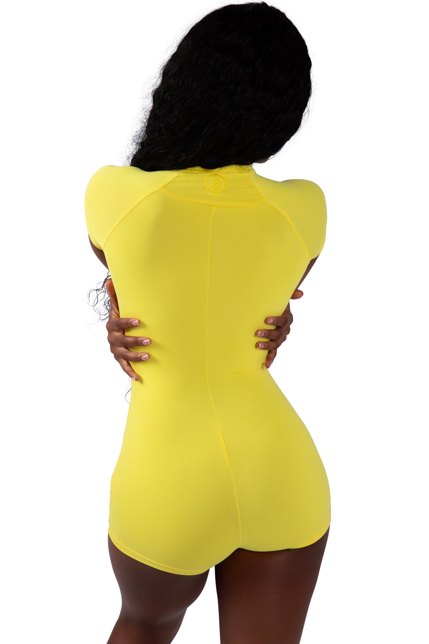 BASICS ROMPER (JUST YELLOW)