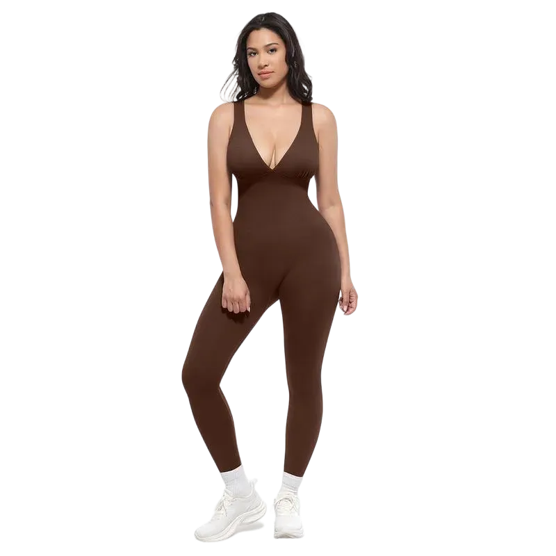 Women's Solid Deep V Shapewear