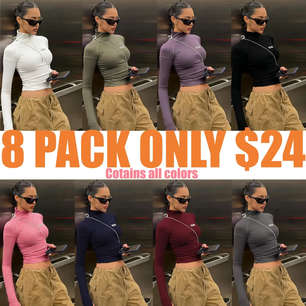 Women's Zipper Crop Jacket