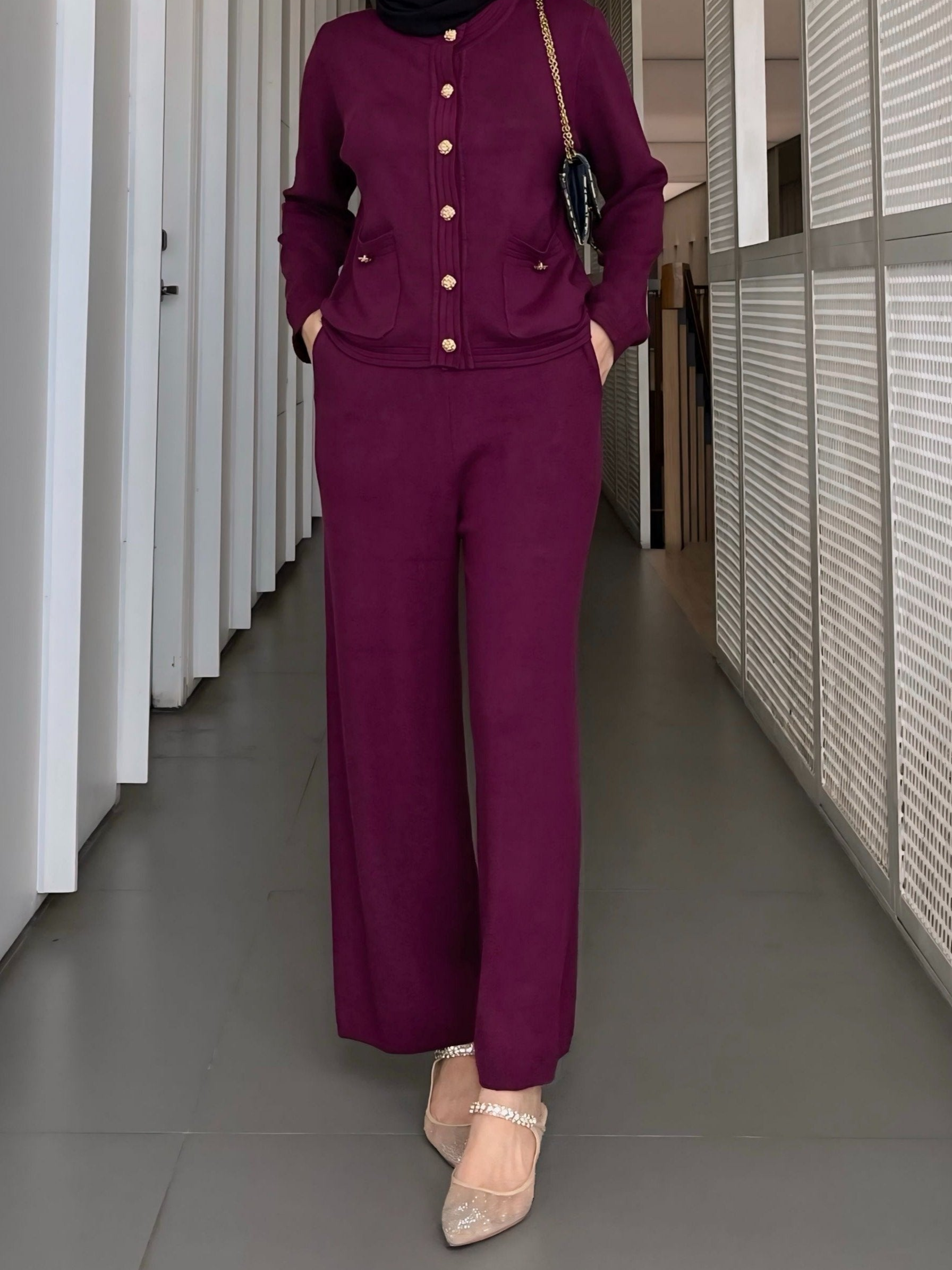 Chic Knit Co-ord Set – Elegance & Effortless Sophistication