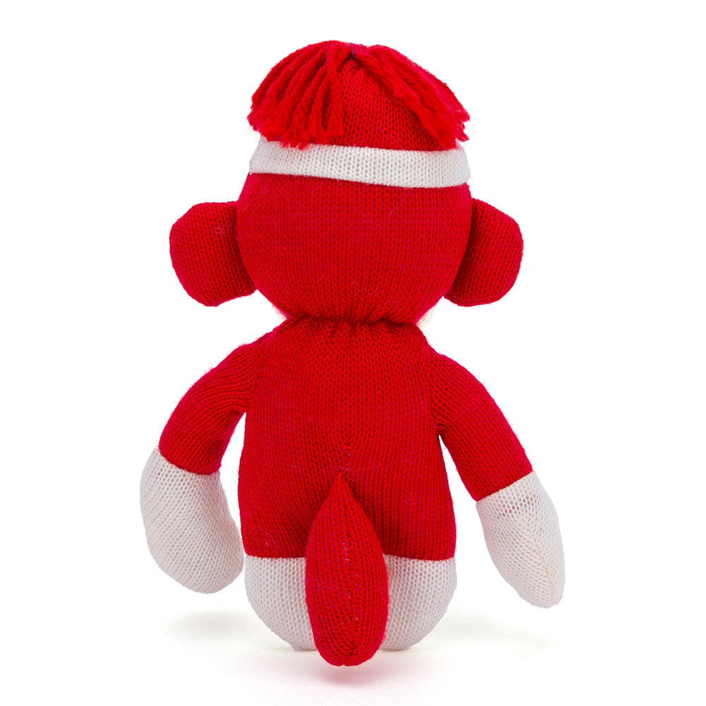 Love Sock Monkey 6'' Red