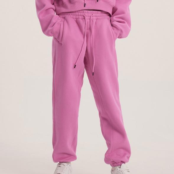 600GSM Baggy Fleece Sweatpants – Unisex Retro Streetwear