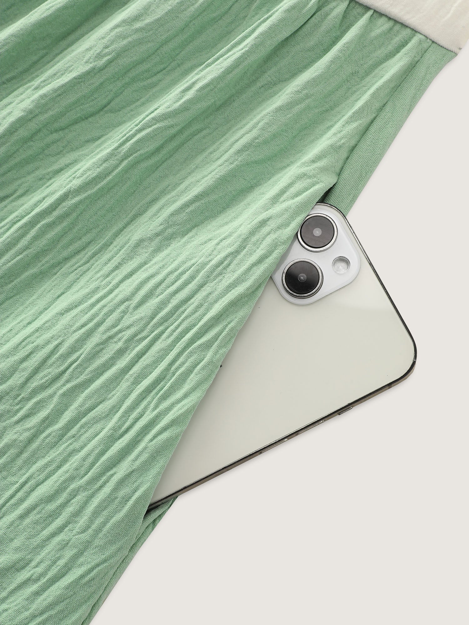 Colorblock Drawstring Neckline Tiered Mini Dress