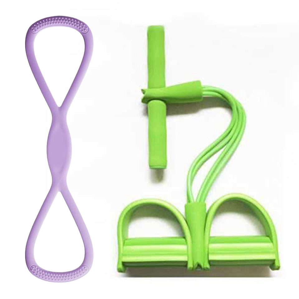 ✨2025 Hot Sale-Buy 2 Get 1 Free!!!🔥32 Fitness Resistance Bands-4 Tube Pedal Ankle Puller