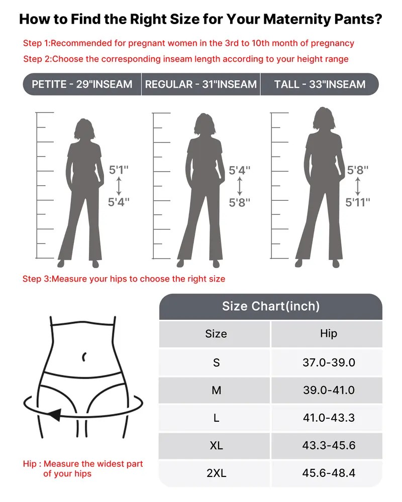 🔥Maternity Wide Leg Pants for Comfortable Pregnancy Pregnant Prenatal