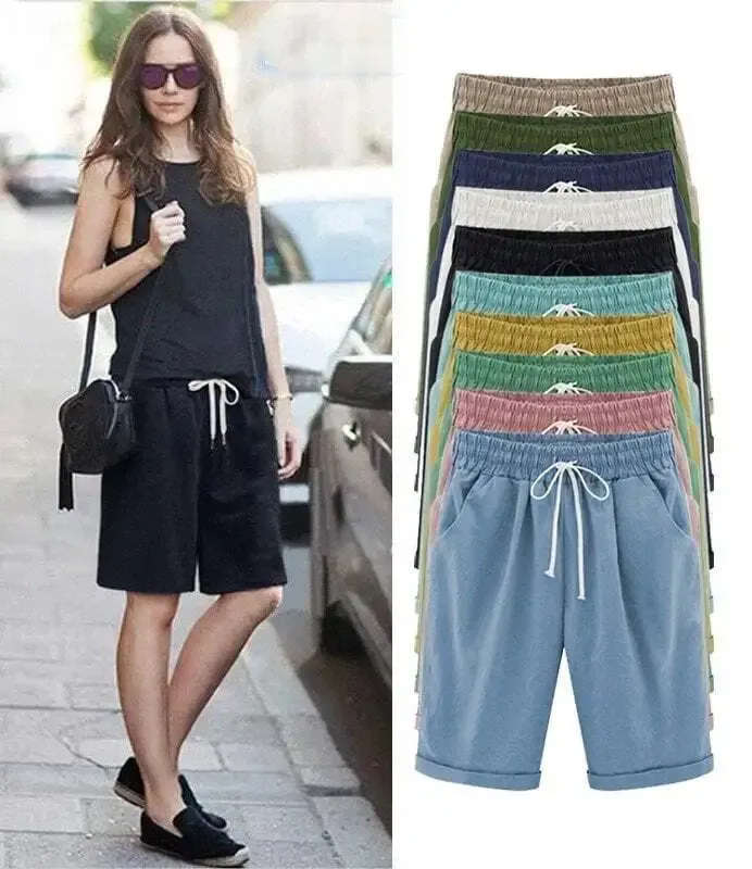 🔥Elastic Waist Casual Comfy Summer Shorts 10 PACKS-$24.99(All colors)