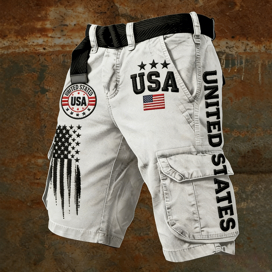 250Th Anniversary Commemorative Pocket Functional Shorts For Men'S Wear