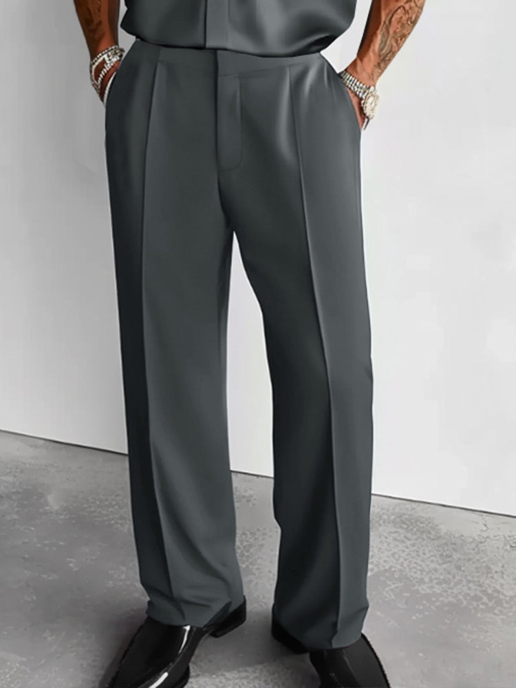 Modern Relaxed Fit Shirt Pants Set