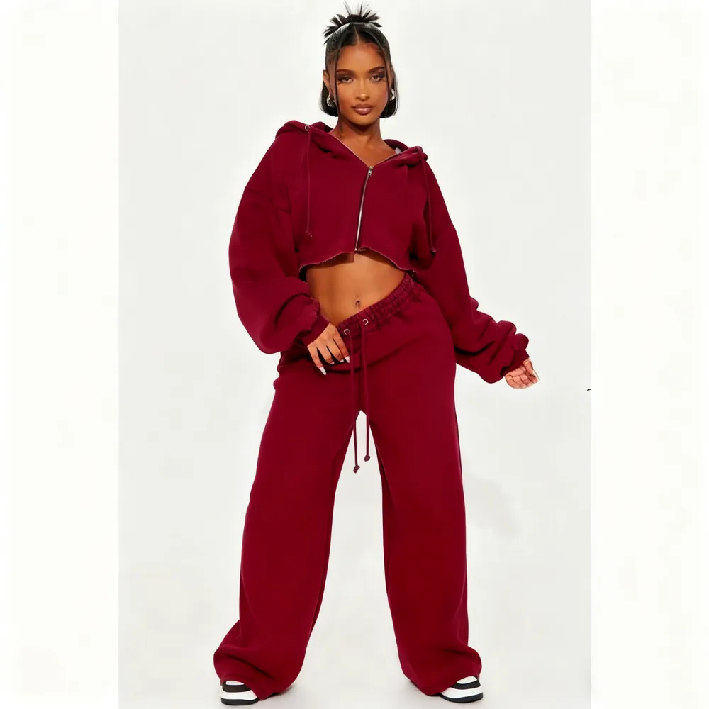 On The Go Fleece Pant Set