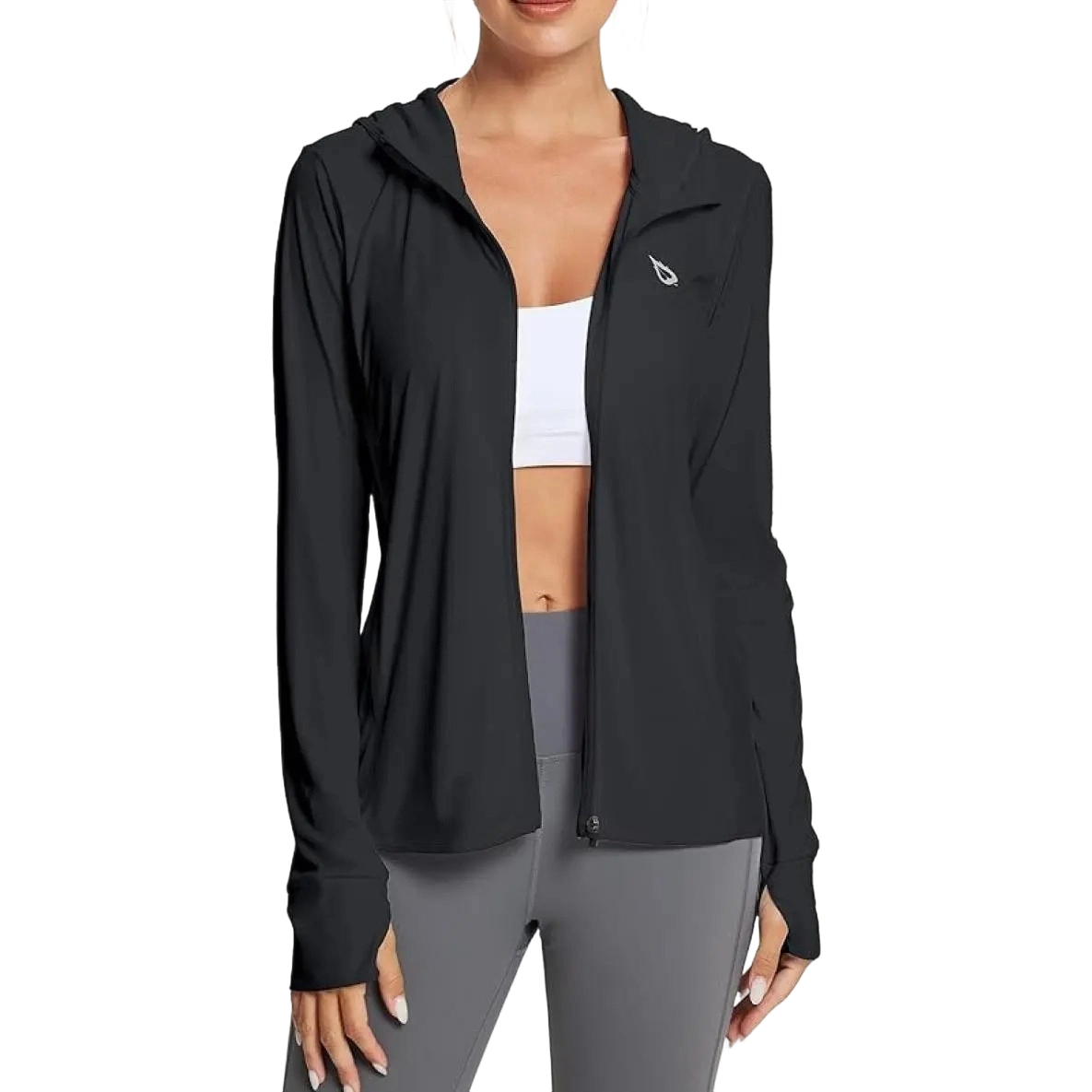 Women's UPF50+ Hoodie Sun Protection Shirts Lightweight Breathable SPF Jacket UV Cooling Long Sleeve Summer Outdoor Hiking Gardening Fishing