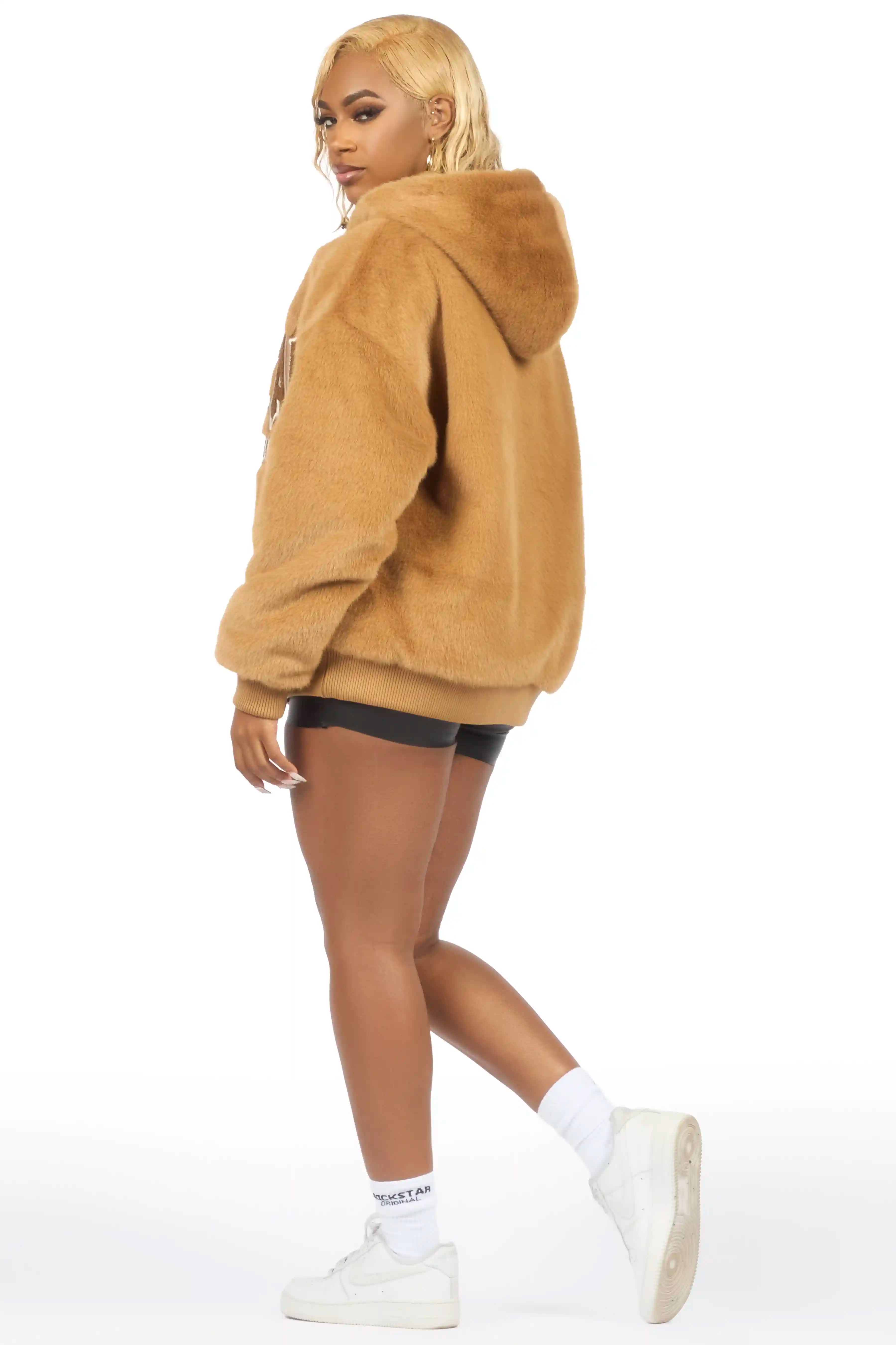 Jaleah Brown Oversized Fur Jacket