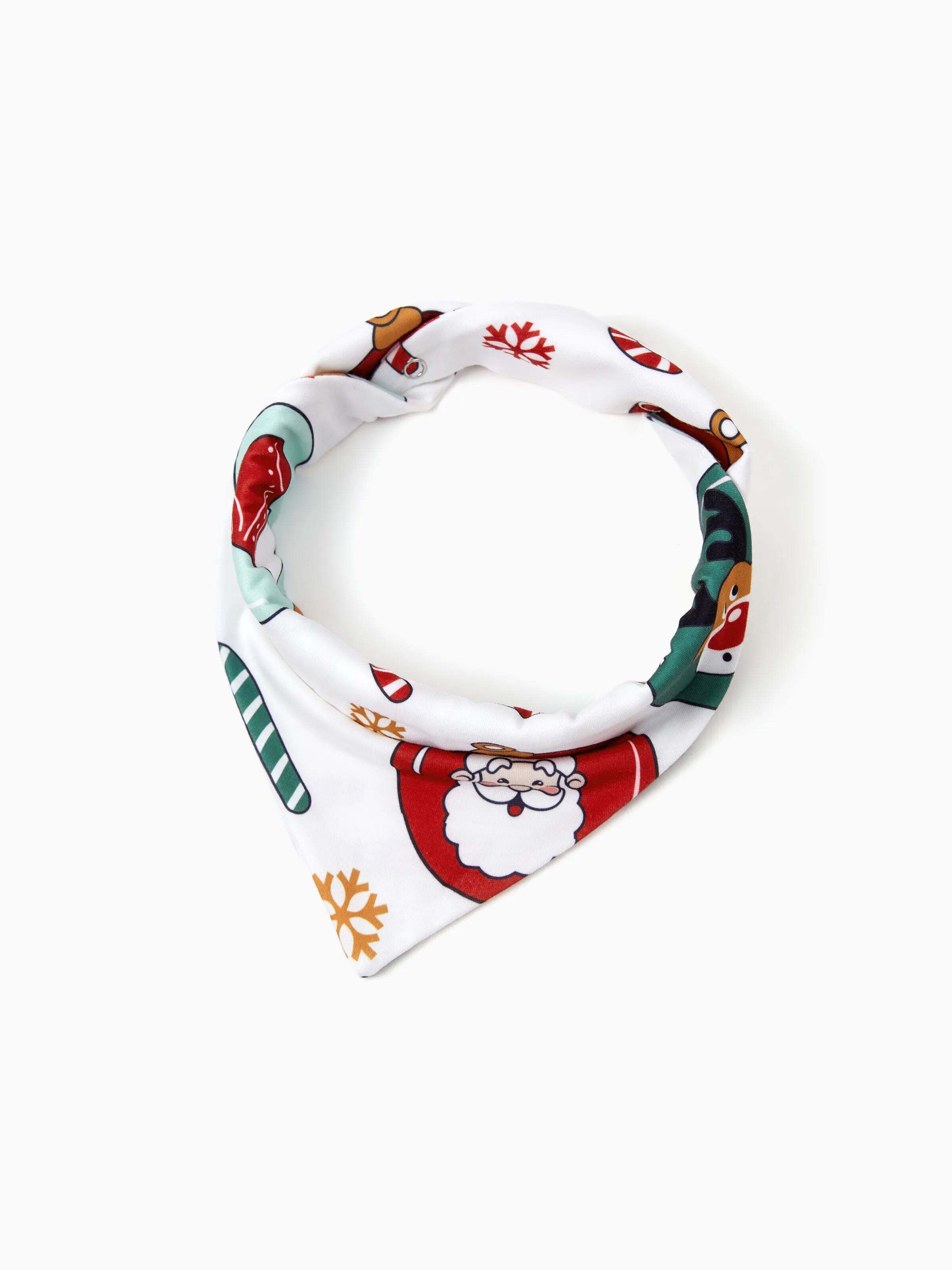 Christmas Matching Family Pajamas Set Reindeer and Santa Claus PJS with Christmas Socks Green