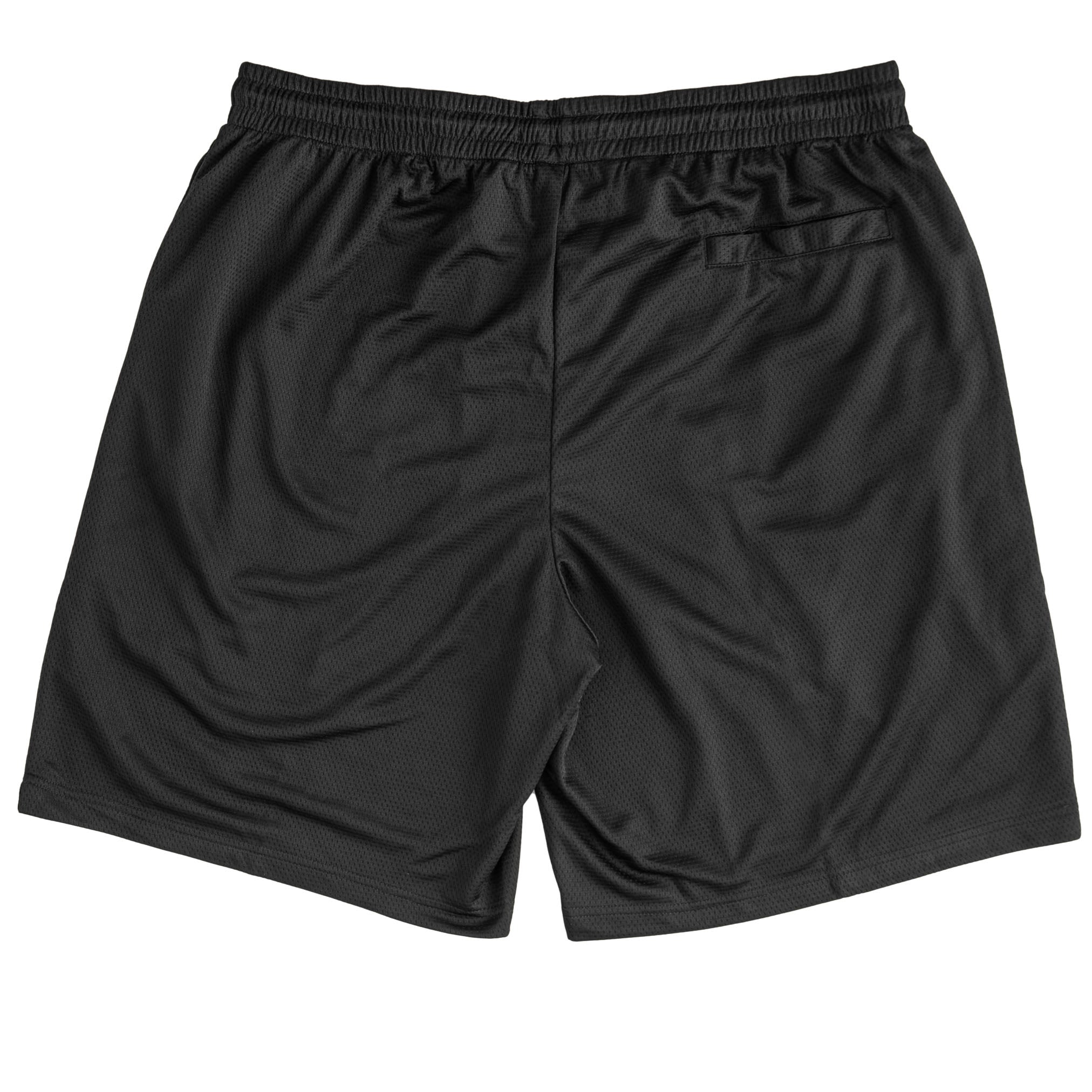 RELAXED CUT SHORTS FLAG - BLACK