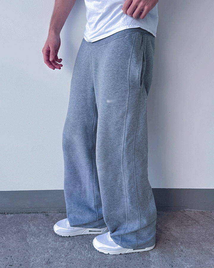 Baggy Fleece Joggers (Relaxed Wide Fit)