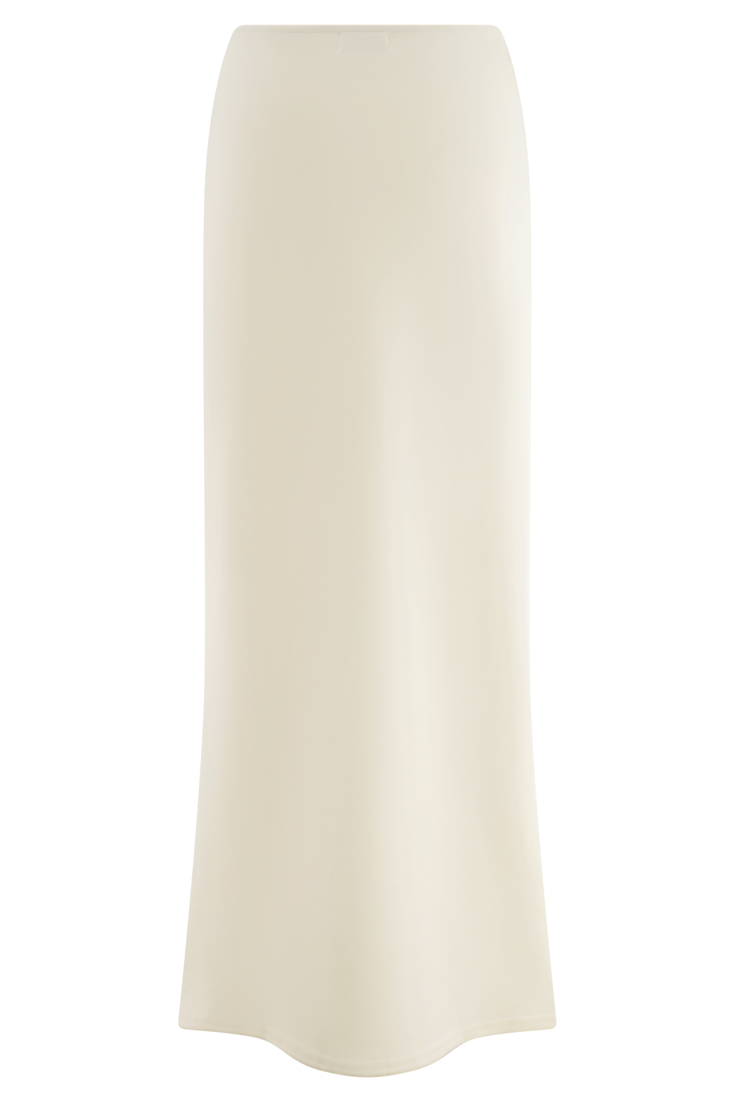 Ivory Scuba Jersey Maxi Skirt
