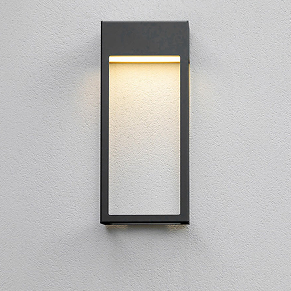 Minimalist Outdoor Waterproof Villa Courtyard Hollow Design LED Exterior Wall Lamp