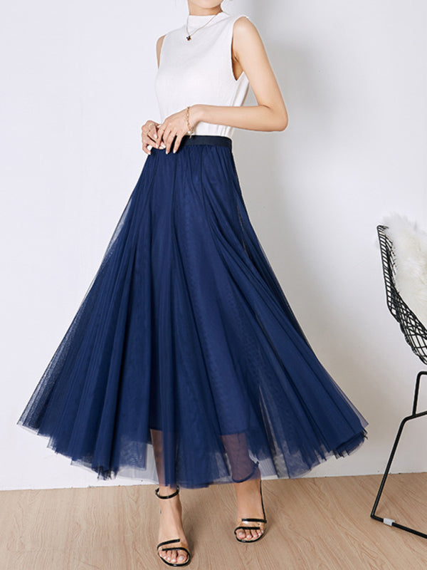 A-Line Skirt Midi Skirt