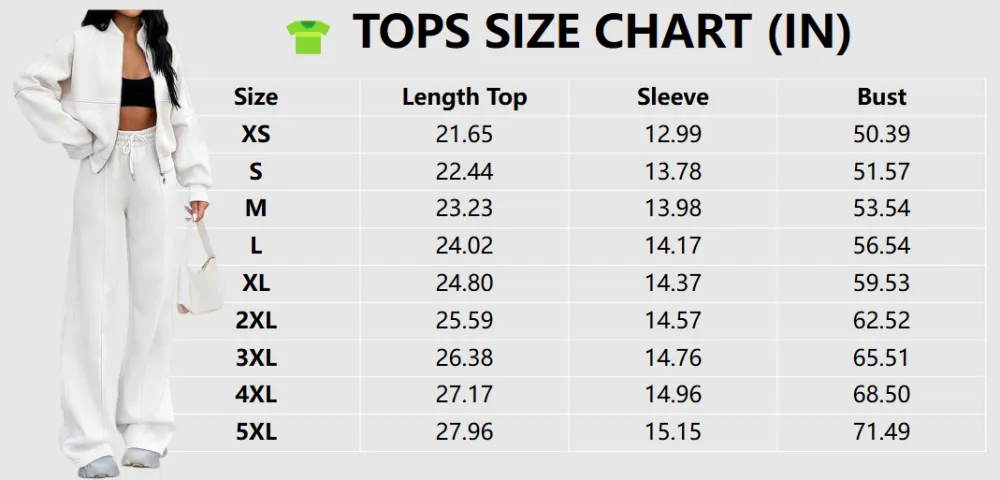 Women’s 2-Piece Set – Zip Up Jacket & Elastic Waist Pants