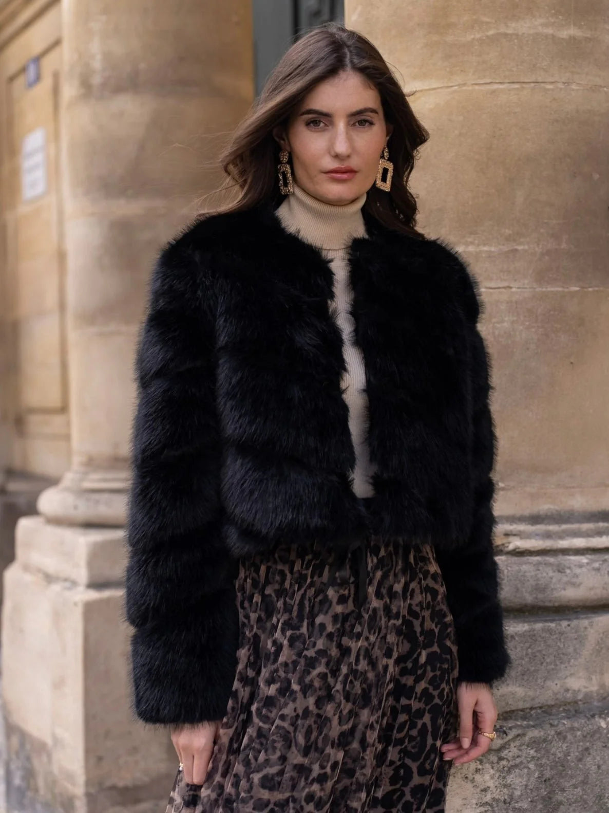 Foxy Faux Fur Jacket