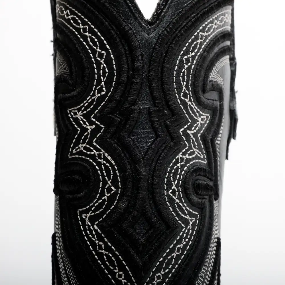 Genuine Cowhide Boots - Square Toe