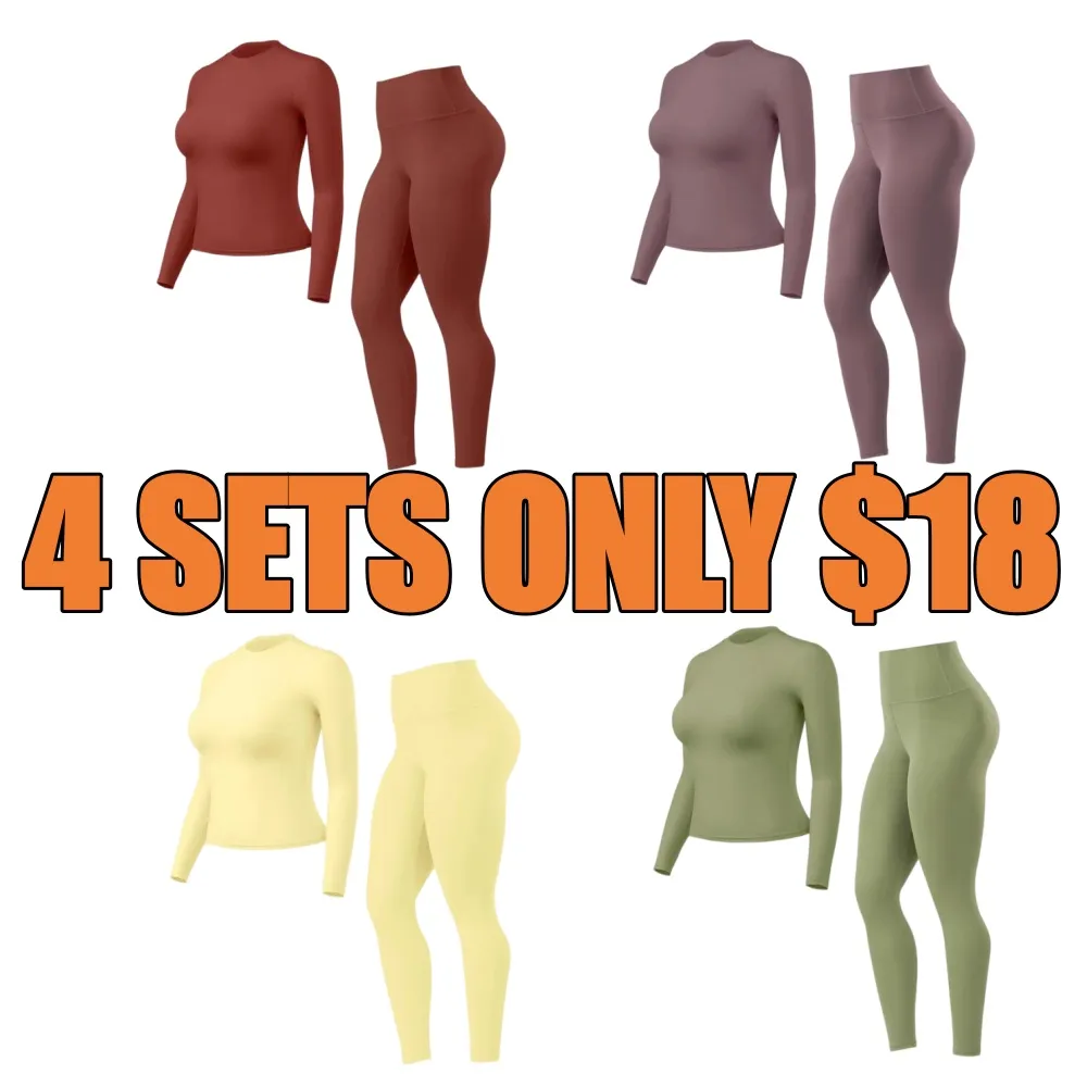 Women Yoga Leggings Set Gym Wear