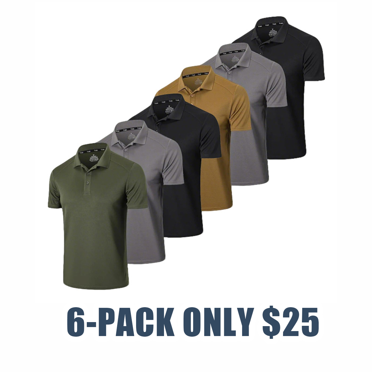 Men's Quick-Dry Polo – Moisture-Wicking, Breathable