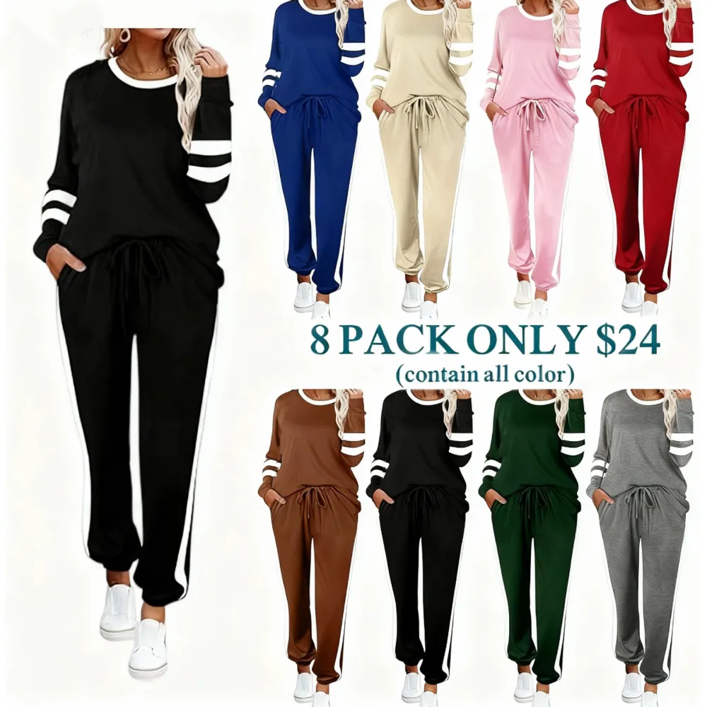 Women 2 Piece Outfits Sweat