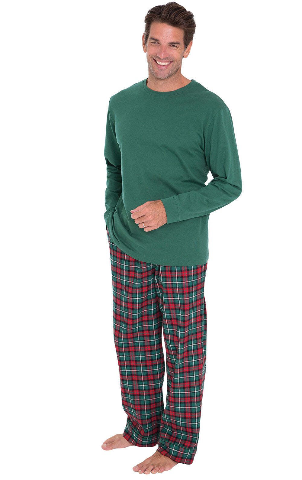 Christmas Plaid Matching Family Pajamas