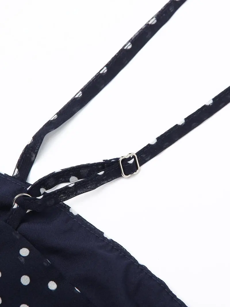 Women's Polka Dot Print Tube Dress