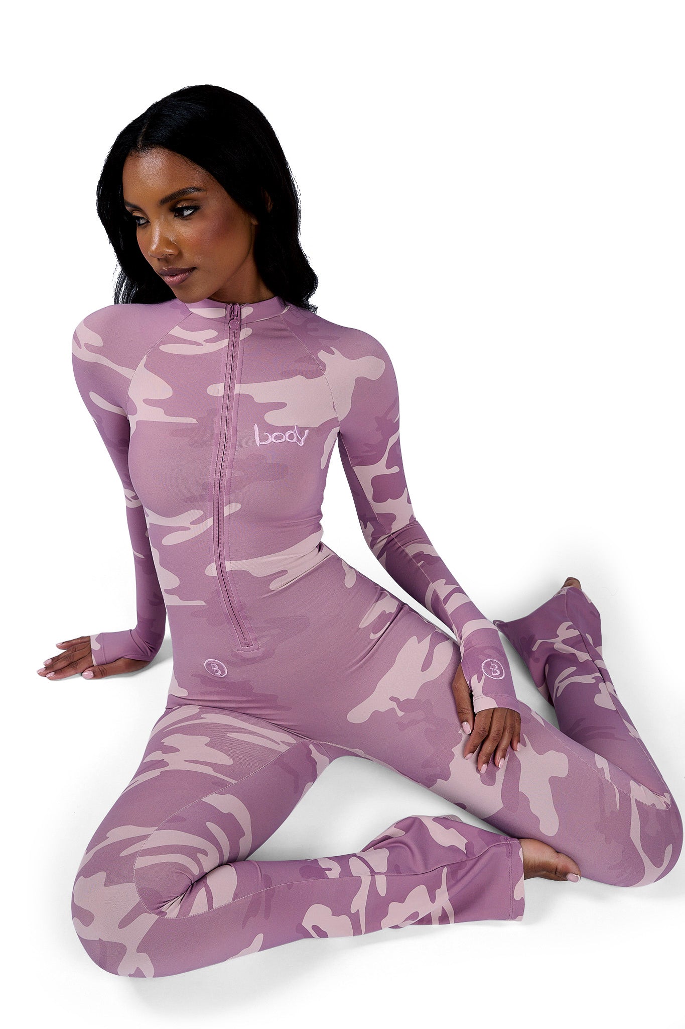 BASICS JUMPSUIT (PINK CAMO)